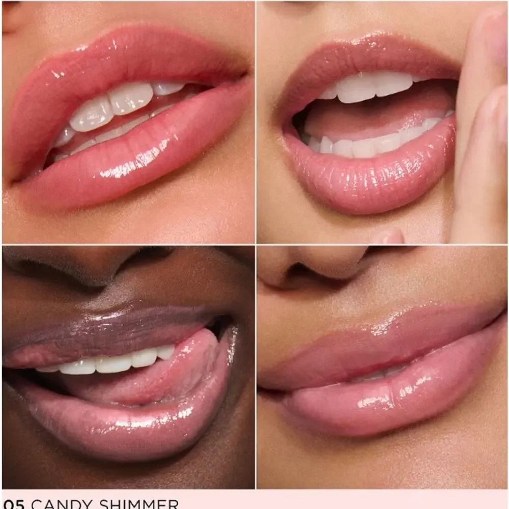 NEW Clarins Natural Lip Perfector 05 Candy‎ Shimmer Gloss Hydrating Plumping